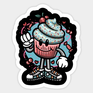 Cartoon Aesthetic Muffin Sticker